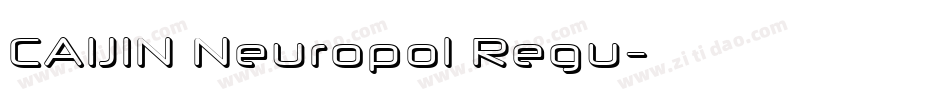 CAIJIN Neuropol Regu字体转换